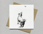 "Jumping Jack" Terrier Fine art card