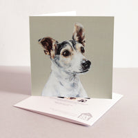 Jack Russell Terrier Fine art card
