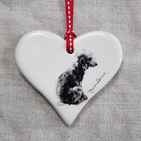 Bedlington Terrier Heart