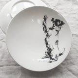 Begging Terrier- Large Bowl