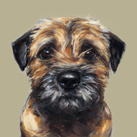 border terrier, border terrier print, border terrier art