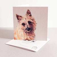 Cairn Terrier painting art card