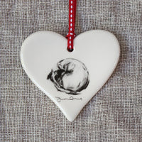 Curled up Jack Heart