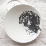 Dachshund portrait - Large Bowl