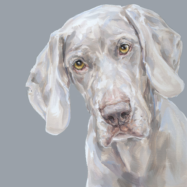 Modern Dog art print of a Flat Coated Retriever painting – PaintMyDog | Dog  Art | Contemporary Dog Portraits
