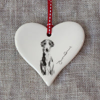 "Gentle" Whippet Heart