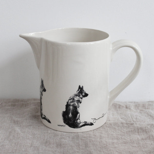 German Shepherd  Jug