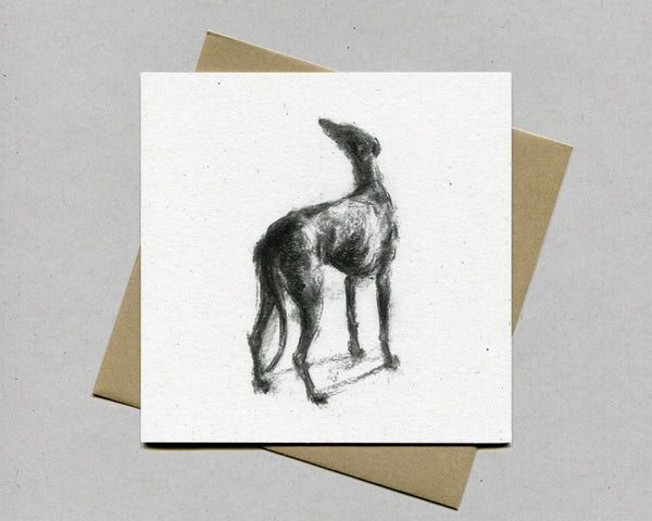 Hope Greyhound Fine art card