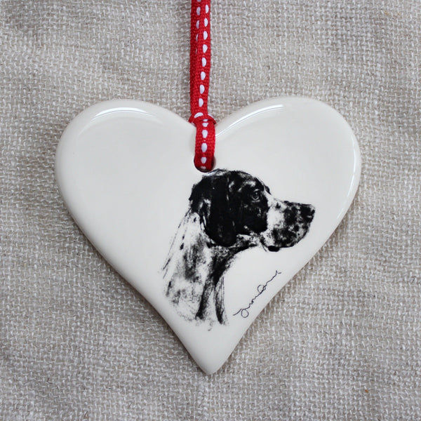 Pointer dog Heart