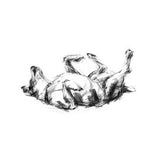 Rolling Terrier Sketch Print