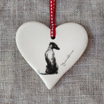 "Serene" Whippet Heart