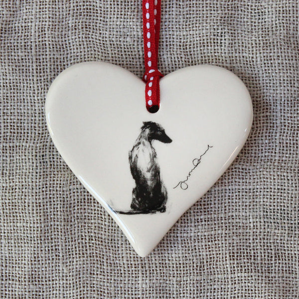 "Serene" Whippet Heart