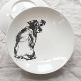 Looking back Terrier - Large Bowl