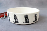 Spaniel Dog Feeding Bowl - Large