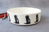 Spaniel Dog Feeding Bowl - Large