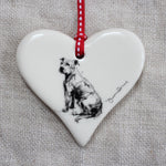 Staffy Bull Terrier Heart