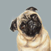 8. Tan Pug (2) Limited Edition Print